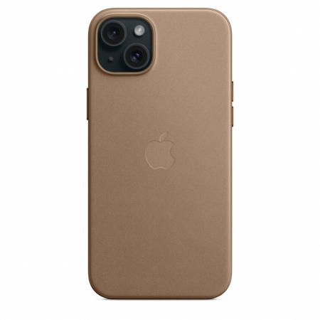 Apple iPhone 15 Plus FineWoven Case w MagSafe - Taupe [4]