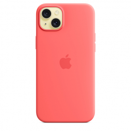 Apple iPhone 15 Plus Silicone Case w MagSafe - Guava [4]