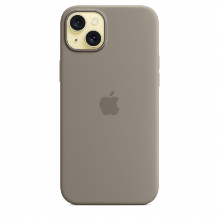 Apple iPhone 15 Plus Silicone Case with MagSafe - Clay [1]