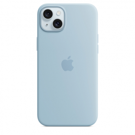 Apple iPhone 15 Plus Silicone Case with MagSafe - Light Blue [2]