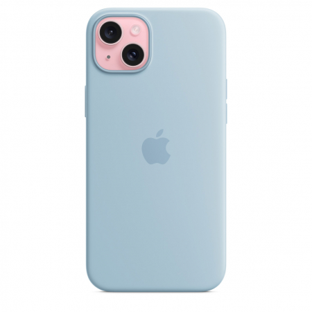 Apple iPhone 15 Plus Silicone Case with MagSafe - Light Blue [3]
