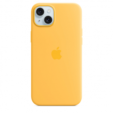 Apple iPhone 15 Plus Silicone Case with MagSafe - Sunshine [0]