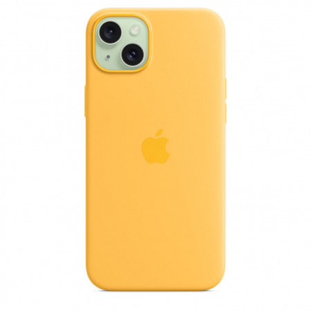 Apple iPhone 15 Plus Silicone Case with MagSafe - Sunshine [1]