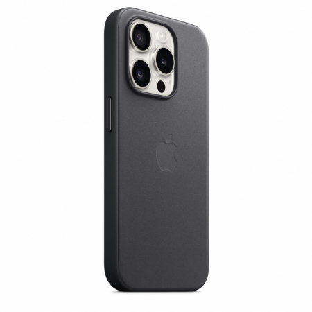 Apple iPhone 15 Pro FineWoven Case w MagSafe - Black [4]