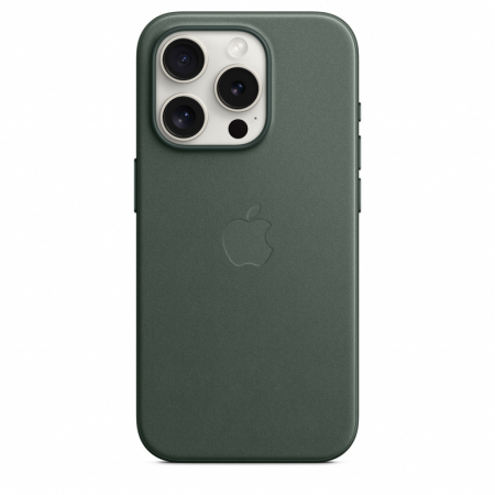 Apple iPhone 15 Pro FineWoven Case w MagSafe - Evergreen [2]