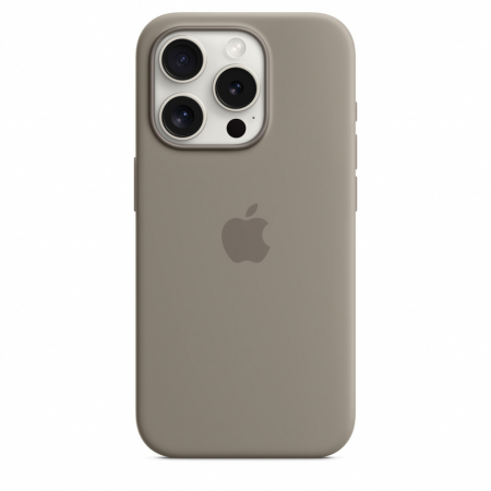 Apple iPhone 15 Pro Silicone Case w MagSafe - Clay [2]