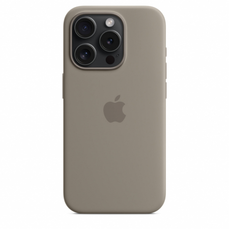 Apple iPhone 15 Pro Silicone Case w MagSafe - Clay [3]