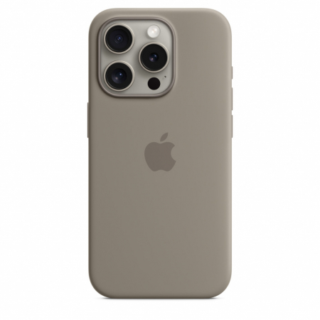 Apple iPhone 15 Pro Silicone Case w MagSafe - Clay [0]