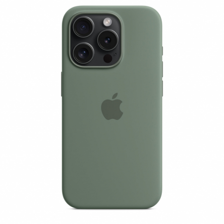 Apple iPhone 15 Pro Silicone Case w MagSafe - Cypress [3]