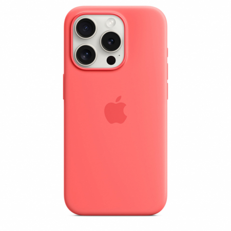 Apple iPhone 15 Pro Silicone Case w MagSafe - Guava [2]