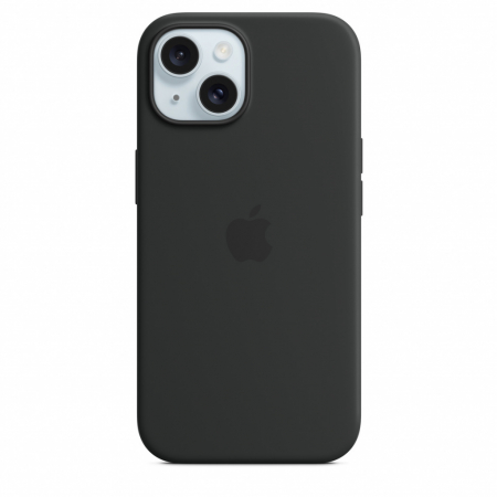 Apple iPhone 15 Silicone Case w MagSafe - Black [0]