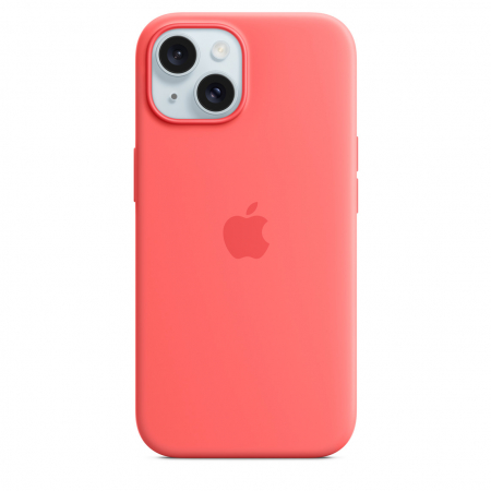 Apple iPhone 15 Silicone Case w MagSafe - Guava [0]