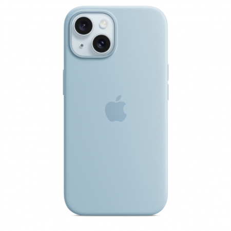 Apple iPhone 15 Silicone Case with MagSafe - Light Blue [0]