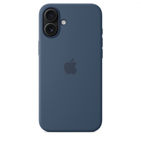 Apple iPhone 16 Plus Silicone Case with MagSafe - Denim [2]