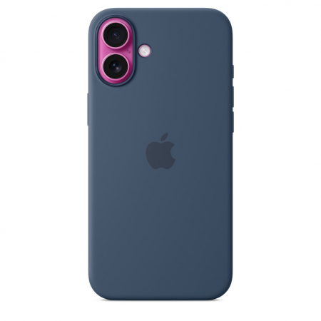 Apple iPhone 16 Plus Silicone Case with MagSafe - Denim [4]
