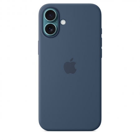 Apple iPhone 16 Plus Silicone Case with MagSafe - Denim [3]
