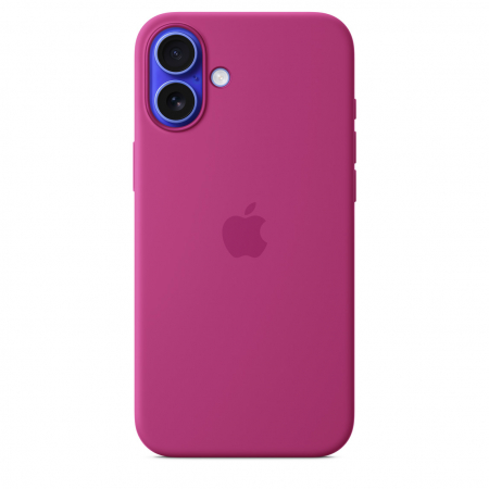 Apple iPhone 16 Plus Silicone Case with MagSafe - Fuchsia (Seasonal) [0]