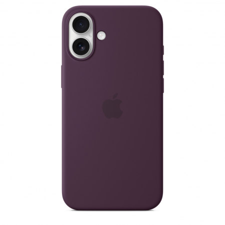 Apple iPhone 16 Plus Silicone Case with MagSafe - Plum [1]