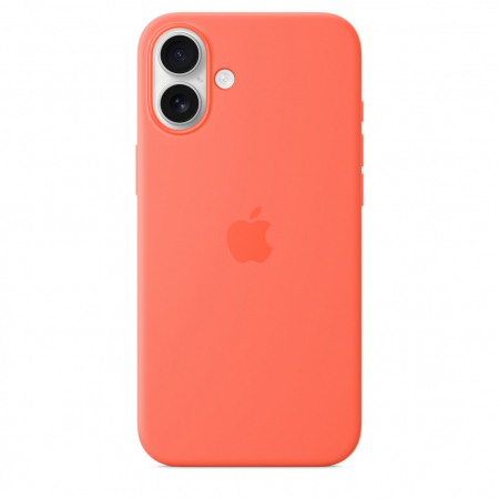 Apple iPhone 16 Plus Silicone Case with MagSafe - Tangerine (SEASONAL) [0]