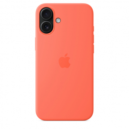 Apple iPhone 16 Plus Silicone Case with MagSafe - Tangerine (SEASONAL) [1]