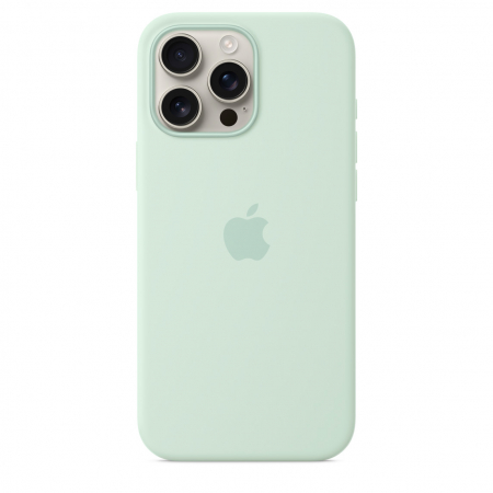 Apple iPhone 16 Pro Max Silicone Case with MagSafe - Aquamarine (SEASONAL) [4]