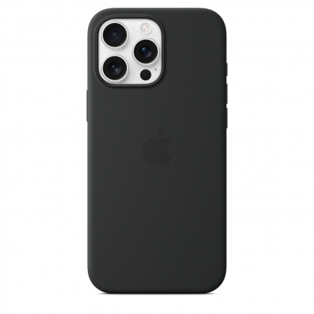 Apple iPhone 16 Pro Max Silicone Case with MagSafe - Black [2]
