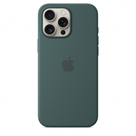 Apple iPhone 16 Pro Max Silicone Case with MagSafe - Lake Green (Seasonal) [2]