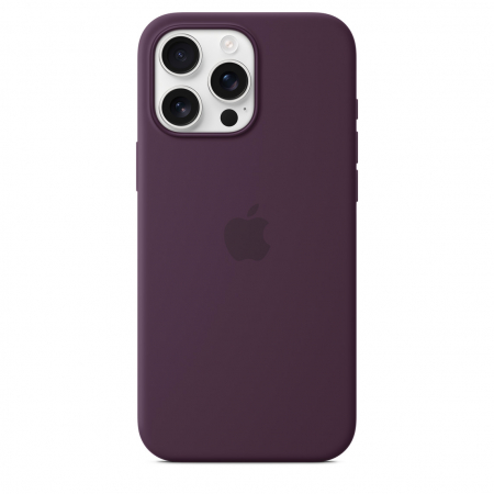 Apple iPhone 16 Pro Max Silicone Case with MagSafe - Plum [2]