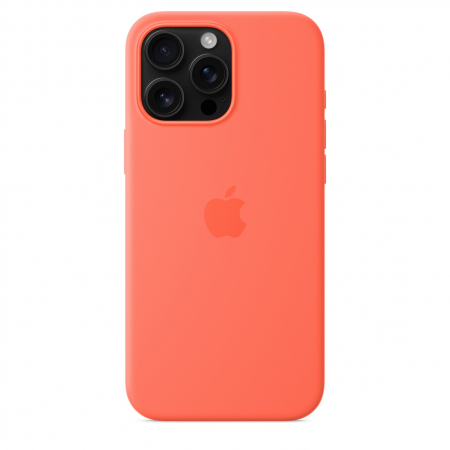 Apple iPhone 16 Pro Max Silicone Case with MagSafe - Tangerine (SEASONAL) [1]