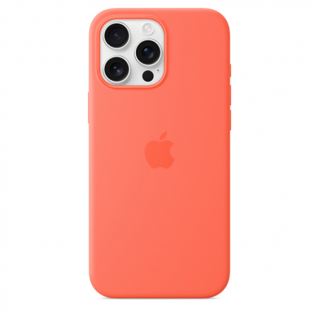 Apple iPhone 16 Pro Max Silicone Case with MagSafe - Tangerine (SEASONAL) [0]