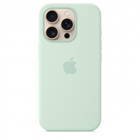 Apple iPhone 16 Pro Silicone Case with MagSafe - Aquamarine (SEASONAL) [5]