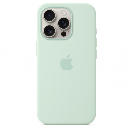 Apple iPhone 16 Pro Silicone Case with MagSafe - Aquamarine (SEASONAL) [3]