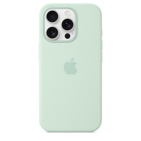 Laptop, Tablete & Telefoane - Apple iPhone 16 Pro Silicone Case with MagSafe - Aquamarine (SEASONAL)