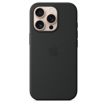 Apple iPhone 16 Pro Silicone Case with MagSafe - Black [0]