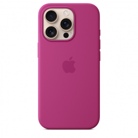 Laptop, Tablete & Telefoane - Apple iPhone 16 Pro Silicone Case with MagSafe - Fuchsia (Seasonal)