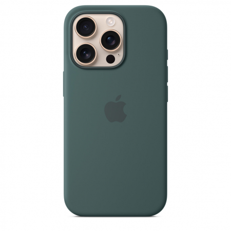 Apple iPhone 16 Pro Silicone Case with MagSafe - Lake Green (Seasonal) [0]