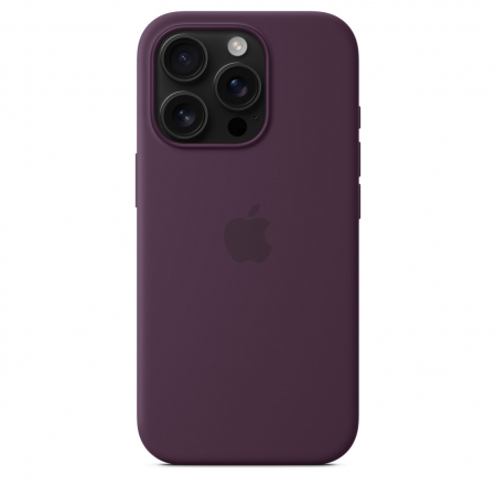 Apple iPhone 16 Pro Silicone Case with MagSafe - Plum [3]