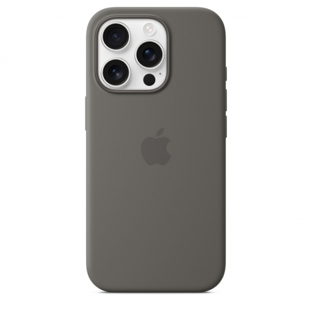 Apple iPhone 16 Pro Silicone Case with MagSafe - Stone Gray [4]