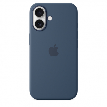 Apple iPhone 16 Silicone Case with MagSafe - Denim [1]