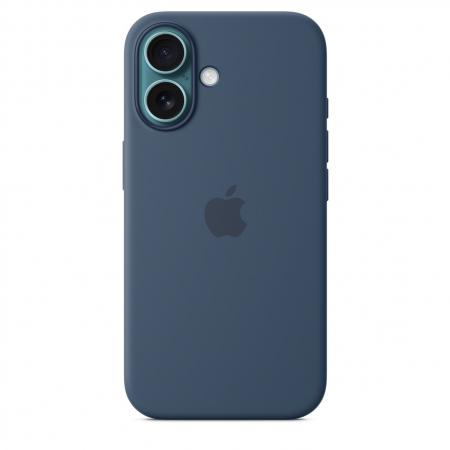 Apple iPhone 16 Silicone Case with MagSafe - Denim [4]