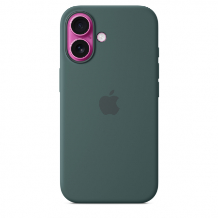 Apple iPhone 16 Silicone Case with MagSafe - Lake Green (Seasonal) [4]