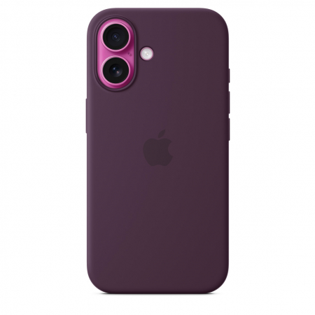 Apple iPhone 16 Silicone Case with MagSafe - Plum [4]