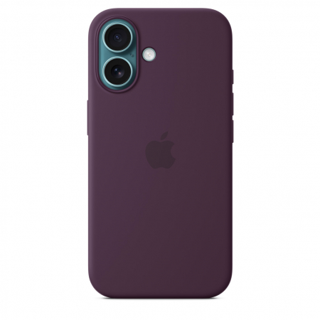 Apple iPhone 16 Silicone Case with MagSafe - Plum [1]
