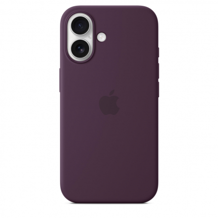 Apple iPhone 16 Silicone Case with MagSafe - Plum [3]