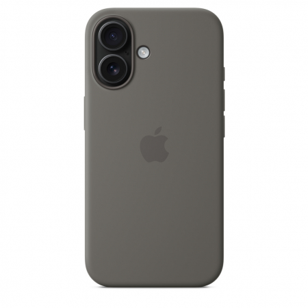 Apple iPhone 16 Silicone Case with MagSafe - Stone Gray [1]