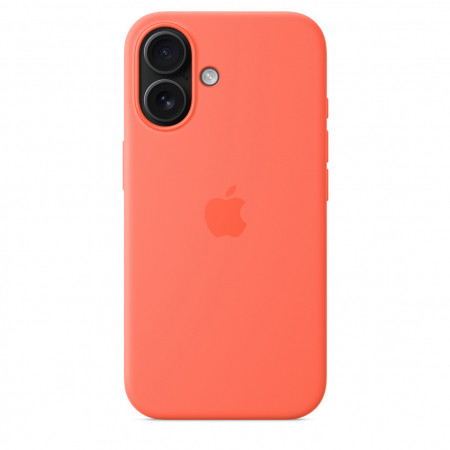 Apple iPhone 16 Silicone Case with MagSafe - Tangerine (SEASONAL) [6]