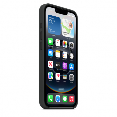Apple iPhone 16e Silicone Case Black [1]
