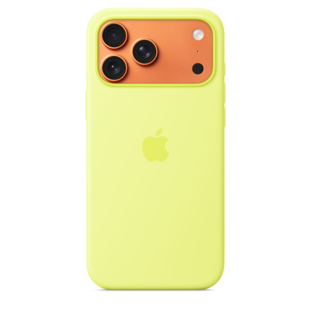Apple iPhone 17 Pro Max Silicone Case with MagSafe – Neon Yellow [2]