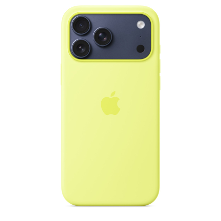 Apple iPhone 17 Pro Max Silicone Case with MagSafe – Neon Yellow [1]
