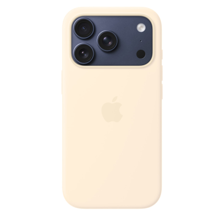 Apple iPhone 17 Pro Silicone Case with MagSafe - Vanilla (SEASONAL) [2]
